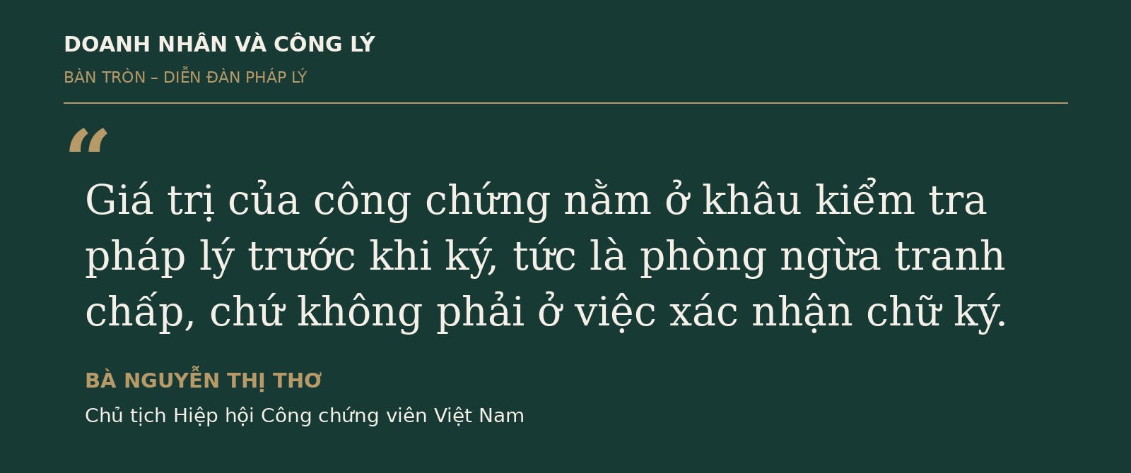 Bảo đảm an toàn pháp lý cho doanh nghiệp trong kỷ nguyên công chứng số