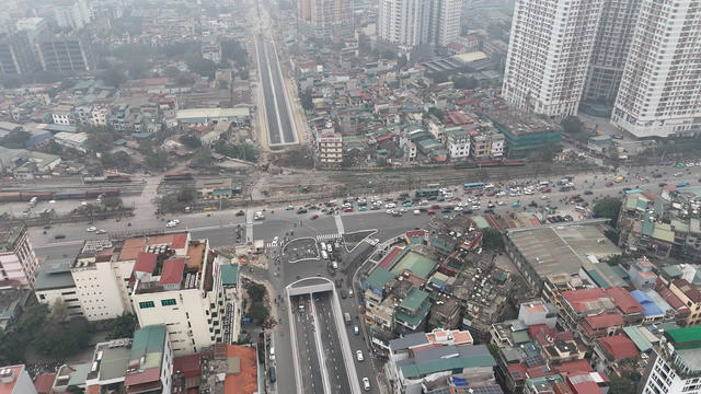 Hầm chui Kim Đồng – Giải Phóng gấp rút hoàn thiện sắp thông xe