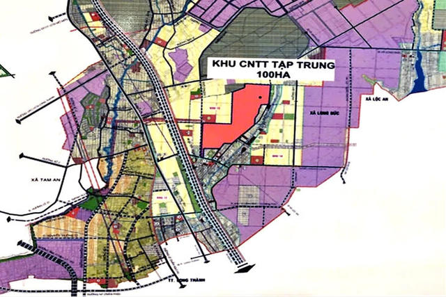 Phê duyệt khu công nghệ số gần 120 ha gần sân bay Long Thành