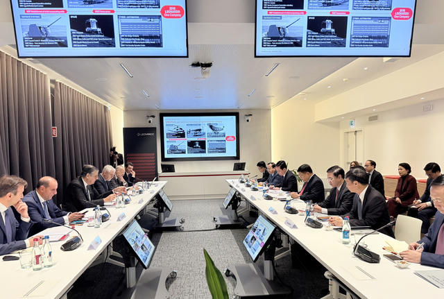 Hướng tới tham gia chuỗi cung ứng toàn cầu cùng Tập đoàn Leonardo