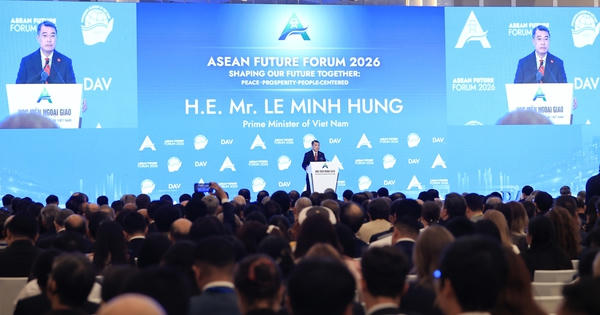 Thủ tướng Lê Minh Hưng dự phiên khai mạc Diễn đàn Tương lai ASEAN 2026