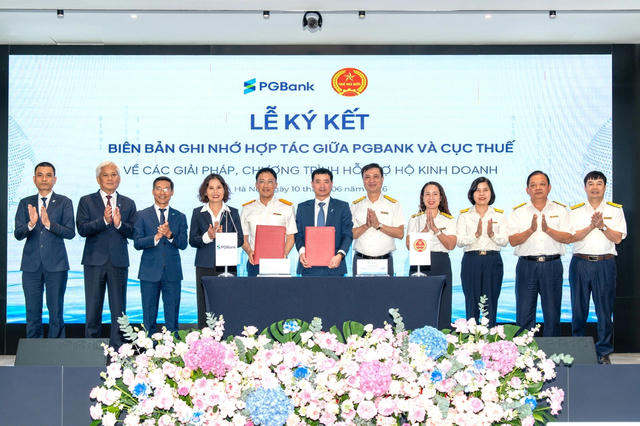 PGBank phối hợp Cục Thuế hỗ trợ hộ kinh doanh chuyển đổi số