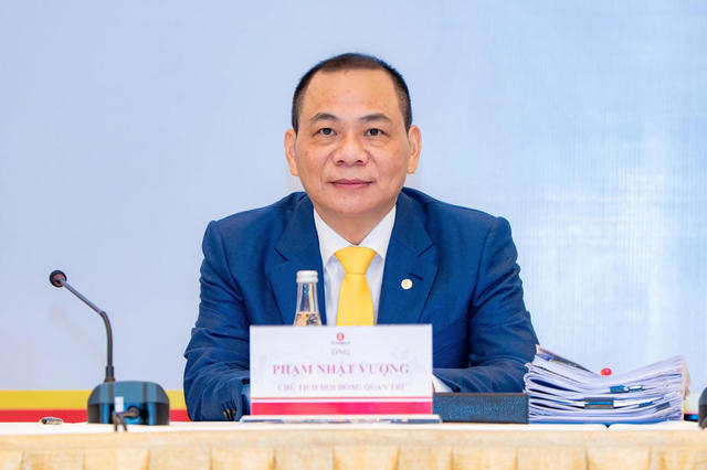 Tài sản ông Phạm Nhật Vượng lên 35,2 tỷ USD sau phiên tăng mạnh của VIC