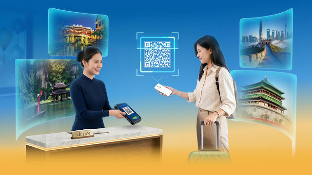 SACOMBANK kết nối thanh toán QR xuyên biên giới 