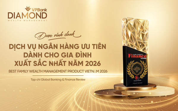 VPBank Diamond giành giải quốc tế về quản lý tài sản gia đình