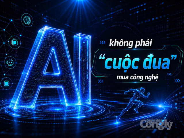 AI không phải "cuộc đua" mua công nghệ