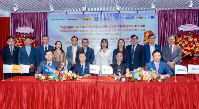 HDBank huy động khoản vay xã hội quốc tế 721 triệu USD