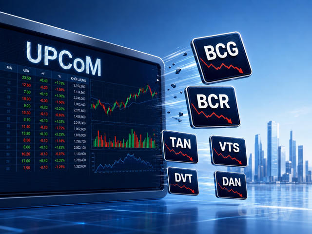 Gần 1,38 tỷ cổ phiếu của 6 doanh nghiệp rời UPCoM trong tháng 8
