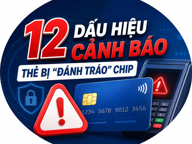 Thẻ vẫn trong ví, tiền vẫn mất: 12 dấu hiệu cảnh báo chip bị đánh tráo