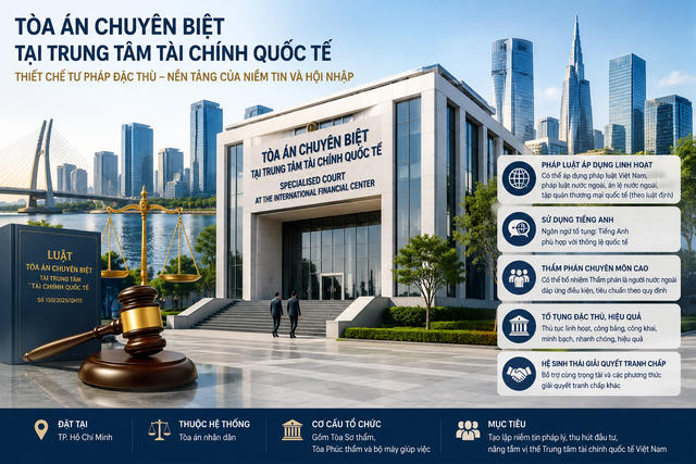 Trung tâm tài chính quốc tế: Vì sao cần một thiết chế tư pháp riêng?