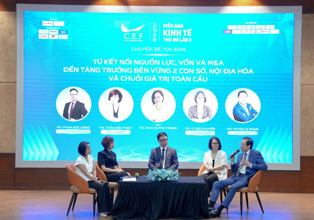 Từ 43 hồ sơ, 4 doanh nghiệp được kết nối chuyên sâu với nhà đầu tư tại CEF II 2026