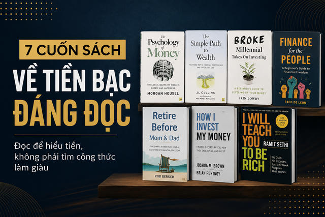 7 cuốn sách về tiền bạc đáng đọc, nhưng đừng tìm công thức làm giàu