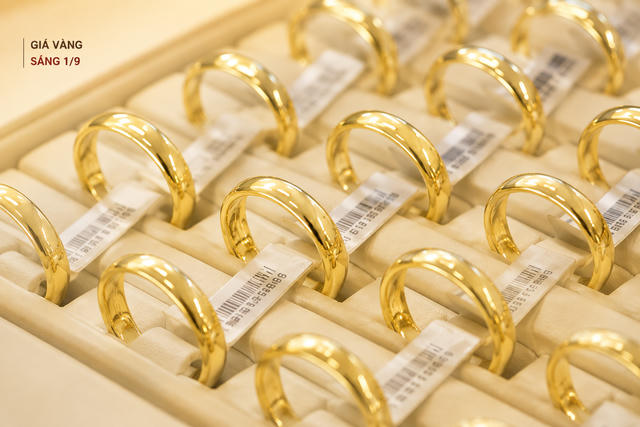 Giá vàng sáng 1/9: Vàng nhẫn áp sát 150 triệu đồng/lượng Giá vàng sáng 1/9: Vàng nhẫn áp sát 150 triệu đồng/lượng
