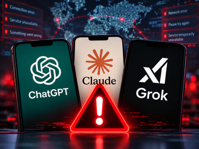 ChatGPT, Claude và Grok đồng loạt gặp sự cố