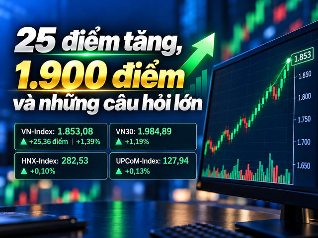 Chứng khoán tuần tới: VN-Index vượt 1.850 điểm, đừng nhìn mỗi chỉ số