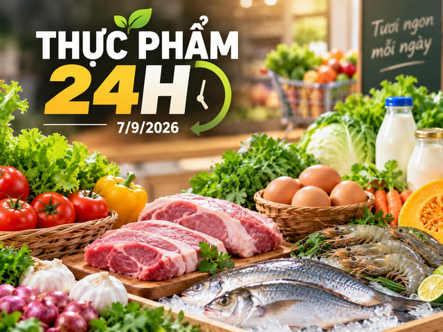 Thực phẩm 24h ngày 7/9: Rau xanh giảm 24%, tôm thẻ còn 169.000 đồng/kg