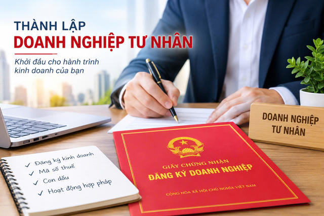 Thành lập doanh nghiệp tư nhân: Hiểu đúng để giảm rủi ro