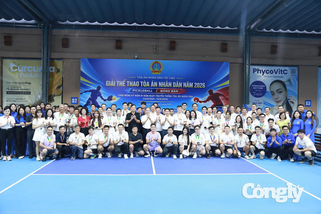 Bế mạc và trao giải thể thao Tòa án nhân dân năm 2026
