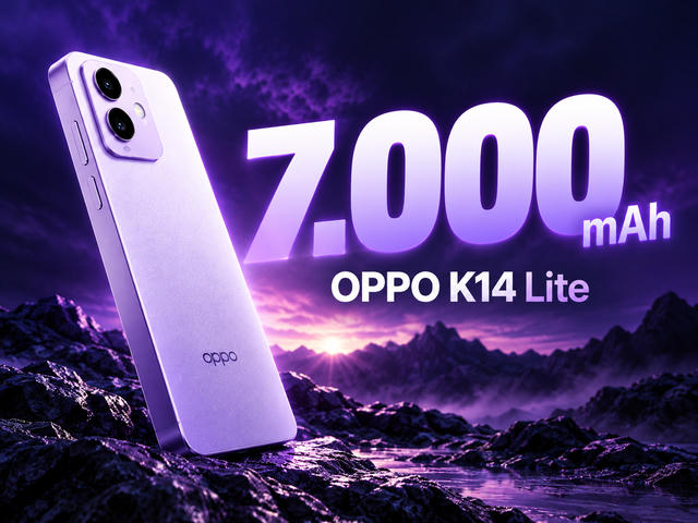 OPPO K14 Lite lộ diện với pin 7.000 mAh, màn hình 120 Hz
