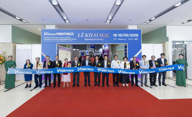 VietnamPrintPack 2026 mở rộng kết nối chuỗi cung ứng ngành in và bao bì