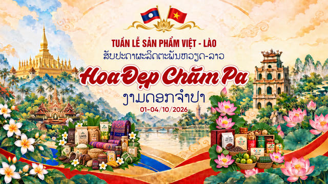 Hơn 100 sản phẩm Việt Nam và Lào sẽ được giới thiệu tại Hà Nội