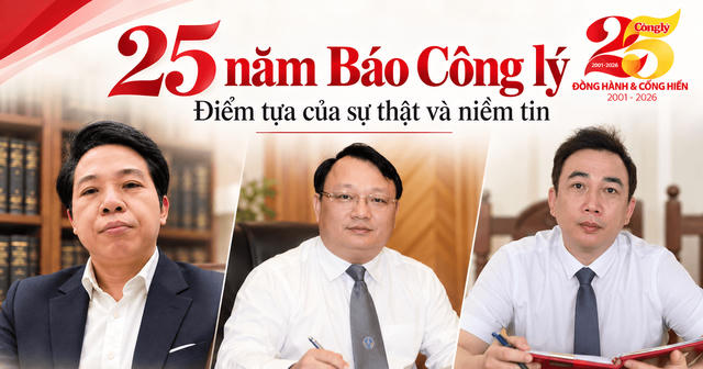 25 năm Báo Công lý: Dấu ấn qua góc nhìn những người bảo vệ lẽ phải 25 năm Báo Công lý: Dấu ấn qua góc nhìn những người bảo vệ lẽ phải