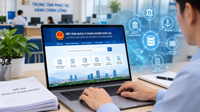 Nền tảng quản lý doanh nghiệp quốc gia: Hướng tới giảm giấy tờ, dùng chung dữ liệu Nền tảng quản lý doanh nghiệp quốc gia: Hướng tới giảm giấy tờ, dùng chung dữ liệu