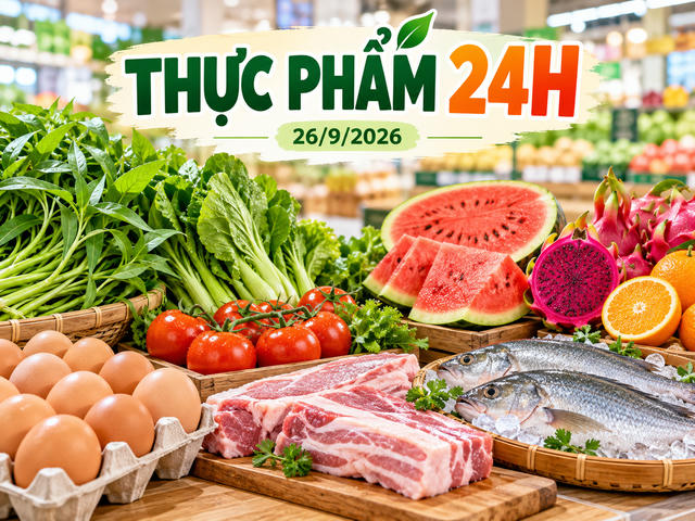 Thực phẩm 24h ngày 26/9: Trứng gà từ 27.900 đồng/hộp, cá hồi giảm mạnh Thực phẩm 24h ngày 26/9: Trứng gà từ 27.900 đồng/hộp, cá hồi giảm mạnh