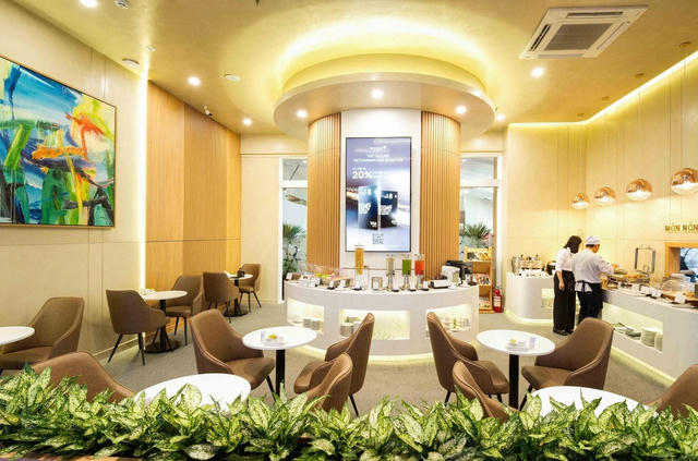 Vietcombank mở rộng hệ thống phòng chờ Priority Lounge tại các sân bay