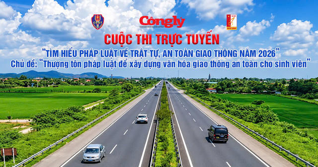 Cuộc thi trực tuyến “Tìm hiểu pháp luật về trật tự, an toàn giao thông năm 2026” chính thức bắt đầu từ 5/10