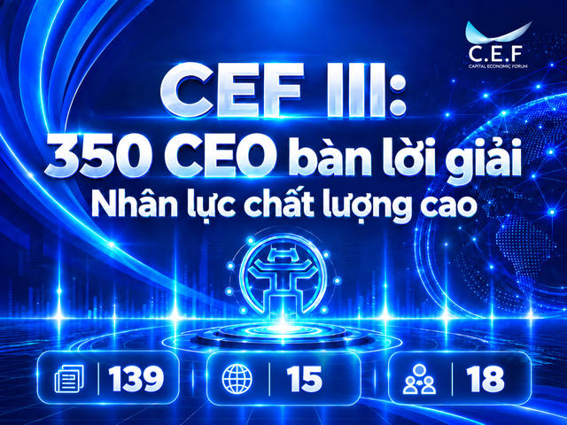 CEF III: Tăng trưởng hai con số và "bài toán" nguồn nhân lực chất lượng cao CEF III: Tăng trưởng hai con số và "bài toán" nguồn nhân lực chất lượng cao