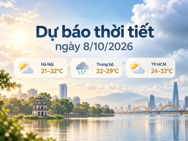 Thời tiết hôm nay 8/10: Trung bộ có nơi mưa trên 200 mm, Bắc bộ ngày nắng Thời tiết hôm nay 8/10: Trung bộ có nơi mưa trên 200 mm, Bắc bộ ngày nắng