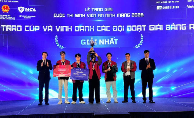 PTIT vô địch cuộc thi Sinh viên An ninh mạng 2026
