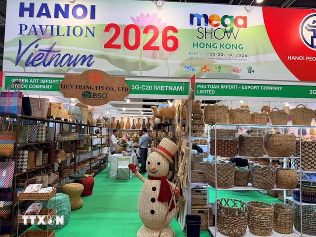 Hàng thủ công mỹ nghệ Việt Nam tìm cơ hội mở rộng thị trường tại Hong Kong (Trung Quốc)