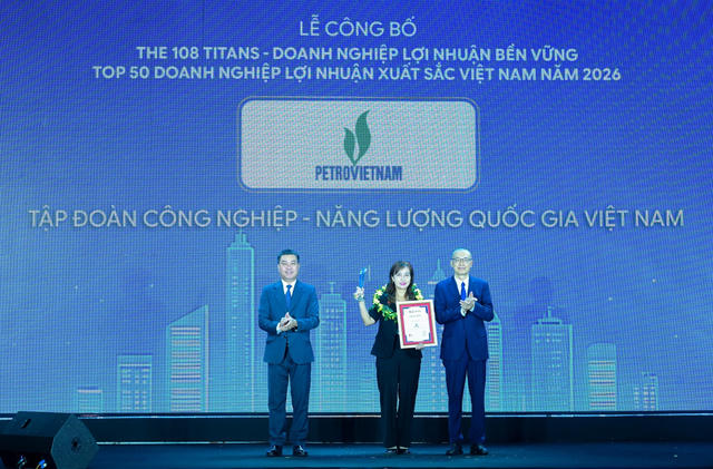 Petrovietnam dẫn đầu bảng xếp hạng PROFIT500 năm 2026