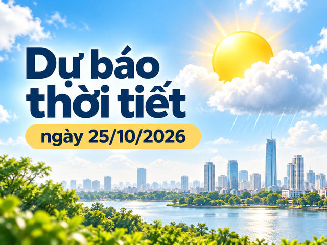 Thời tiết hôm nay 25/10: Nắng trên diện rộng, Nghệ An cảnh báo lũ quét Thời tiết hôm nay 25/10: Nắng trên diện rộng, Nghệ An cảnh báo lũ quét