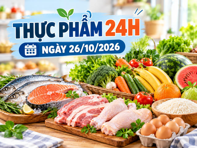 Thực phẩm 24h ngày 26/10: Cá lăng giảm 23%, thịt heo ưu đãi tới 29% Thực phẩm 24h ngày 26/10: Cá lăng giảm 23%, thịt heo ưu đãi tới 29%