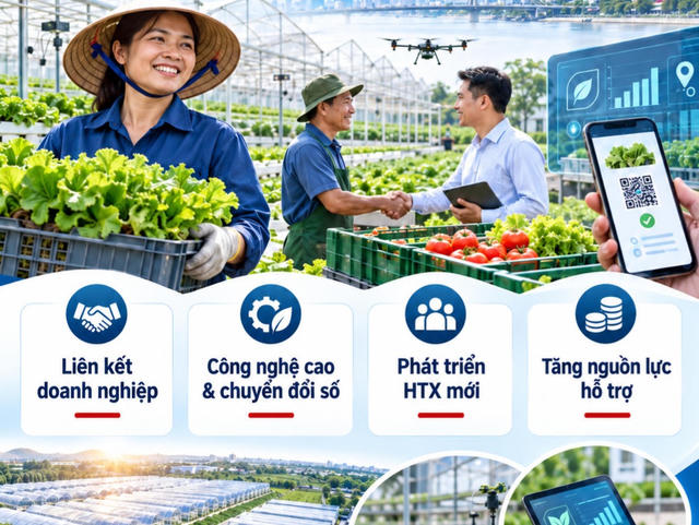 TP.HCM đặt mục tiêu 50% hợp tác xã nông nghiệp liên kết doanh nghiệp