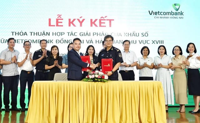 Vietcombank Đồng Nai hợp tác triển khai Cửa khẩu số