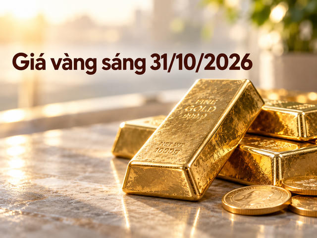 Giá vàng ngày cuối tháng 10: SJC bán ra 141,4 triệu đồng, giá vàng thế giới lao dốc